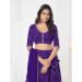 Picture of Appealing Georgette Purple Lehenga Choli