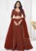 Picture of Lovely Georgette Maroon Lehenga Choli