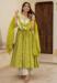Picture of Splendid Chiffon Olive Drab Readymade Salwar Kameez