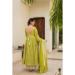 Picture of Splendid Chiffon Olive Drab Readymade Salwar Kameez