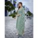 Picture of Chiffon Dark Sea Green Readymade Salwar Kameez