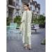 Picture of Chiffon Dark Sea Green Readymade Salwar Kameez