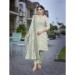 Picture of Chiffon Dark Sea Green Readymade Salwar Kameez