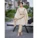 Picture of Resplendent Chiffon Light Yellow Readymade Salwar Kameez