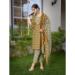 Picture of Splendid Chiffon Tan Readymade Salwar Kameez