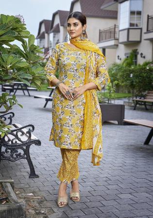 Picture of Ravishing Chiffon Sandy Brown Readymade Salwar Kameez