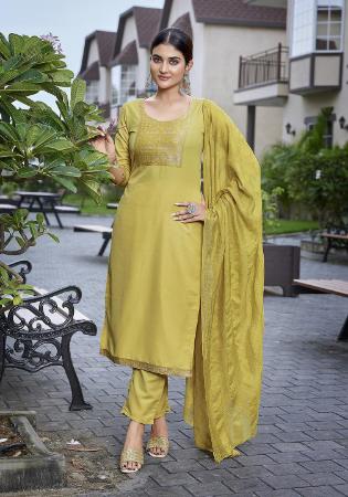 Picture of Ravishing Chiffon Burly Wood Readymade Salwar Kameez