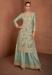 Picture of Chiffon Pale Green Straight Cut Salwar Kameez