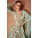 Picture of Chiffon Pale Green Straight Cut Salwar Kameez