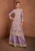 Picture of Ravishing Chiffon Plum Straight Cut Salwar Kameez