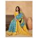 Picture of Charming Cotton Sea Green Saree