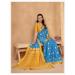 Picture of Pleasing Cotton Dark Turquoise Saree