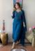 Picture of Nice Chiffon Dark Cyan Readymade Salwar Kameez