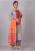 Picture of Fascinating Cotton Dark Grey Readymade Salwar Kameez