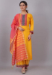 Picture of Cotton Dark Golden Rod Readymade Salwar Kameez