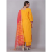 Picture of Cotton Dark Golden Rod Readymade Salwar Kameez