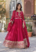 Picture of Appealing Georgette Dark Red Readymade Gown