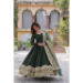 Picture of Delightful Chiffon Sea Green Readymade Gown
