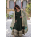 Picture of Delightful Chiffon Sea Green Readymade Gown