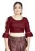 Picture of Well Formed Silk Maroon Designer Blouse