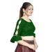 Picture of Admirable Silk Dark Green Designer Blouse