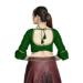 Picture of Admirable Silk Dark Green Designer Blouse