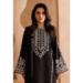 Picture of Taking Georgette Black Straight Cut Salwar Kameez