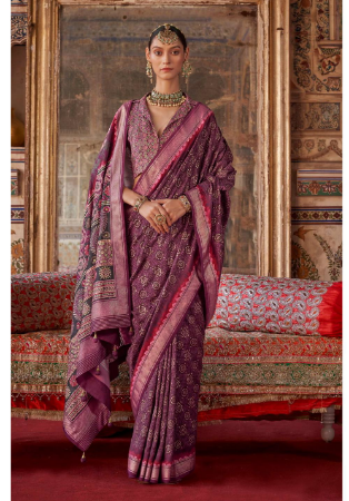 Picture of Resplendent Silk Deep Pink Saree