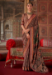 Picture of Grand Silk Saddle Brown Saree