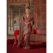 Picture of Grand Silk Saddle Brown Saree
