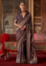 Picture of Ideal Silk Dark Olive Green Saree