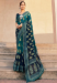 Picture of Bewitching Georgette Teal Saree