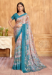 Picture of Comely Crepe & Silk Light Sea Green Saree