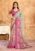 Picture of Pleasing Crepe & Silk Pale Violet Red Saree