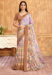 Picture of Ravishing Crepe & Silk Thistle Saree
