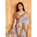 Picture of Ravishing Crepe & Silk Thistle Saree