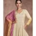 Picture of Exquisite Rayon Tan Party Wear Gown