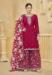 Picture of Exquisite Silk Dark Red Straight Cut Salwar Kameez