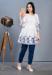 Picture of Exquisite Cotton Light Steel Blue Kurtis & Tunic