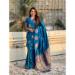 Picture of Magnificent Silk Midnight Blue Saree