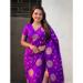 Picture of Appealing Silk Indigo Saree
