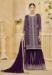 Picture of Lovely Georgette Purple Straight Cut Salwar Kameez