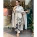 Picture of Chiffon & Silk Gainsboro Readymade Salwar Kameez