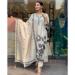 Picture of Chiffon & Silk Gainsboro Readymade Salwar Kameez