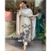 Picture of Chiffon & Silk Gainsboro Readymade Salwar Kameez
