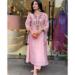 Picture of Shapely Silk Rosy Brown Readymade Salwar Kameez