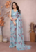 Picture of Splendid Silk Light Slate Grey Saree