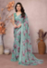 Picture of Sightly Silk Dark Sea Green Saree