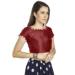 Picture of Elegant Silk Maroon Designer Blouse