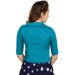 Picture of Pleasing Silk Dark Cyan Designer Blouse